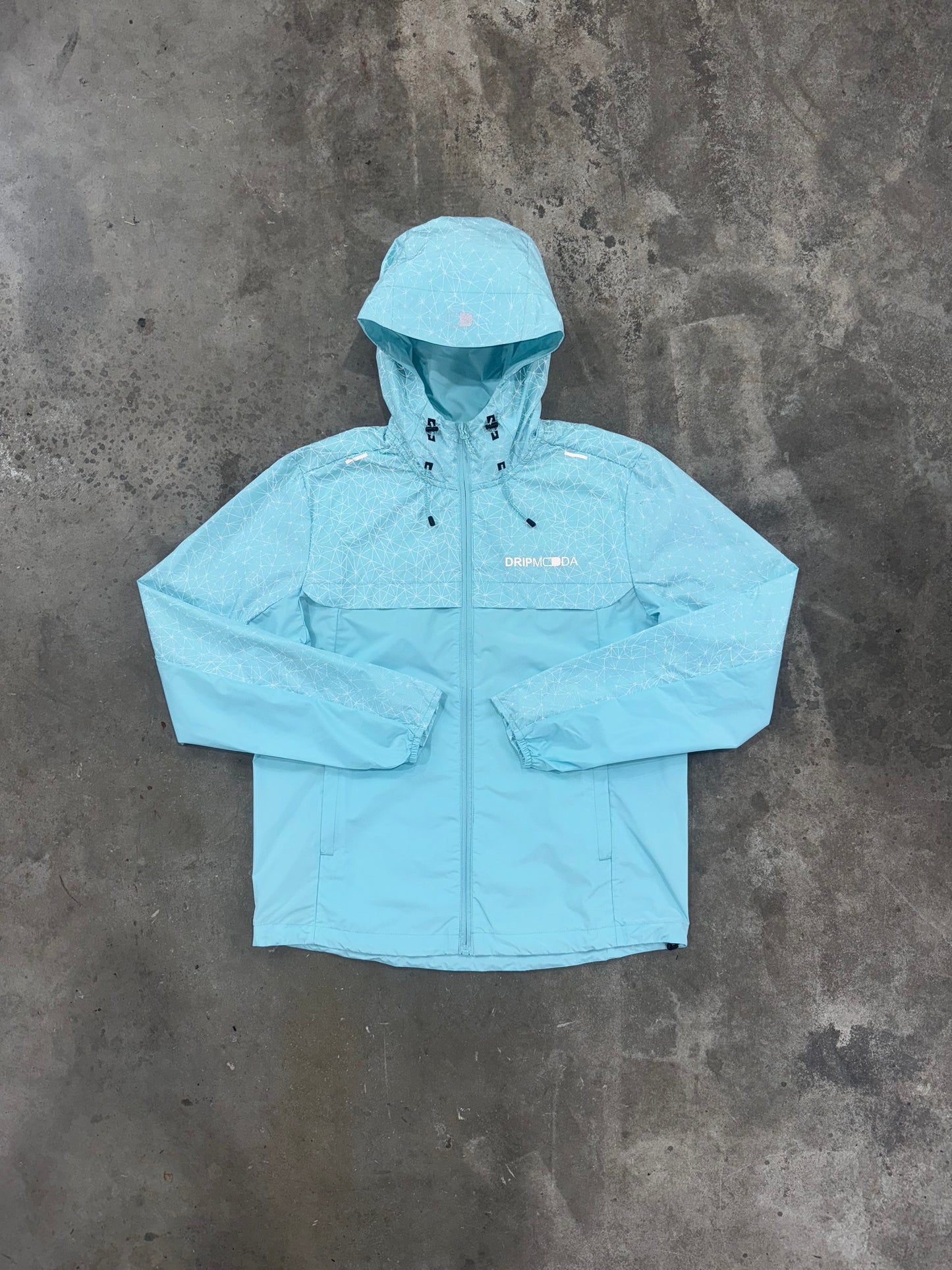 DripModa Cityscape Turquoise Set - Jacket / Short