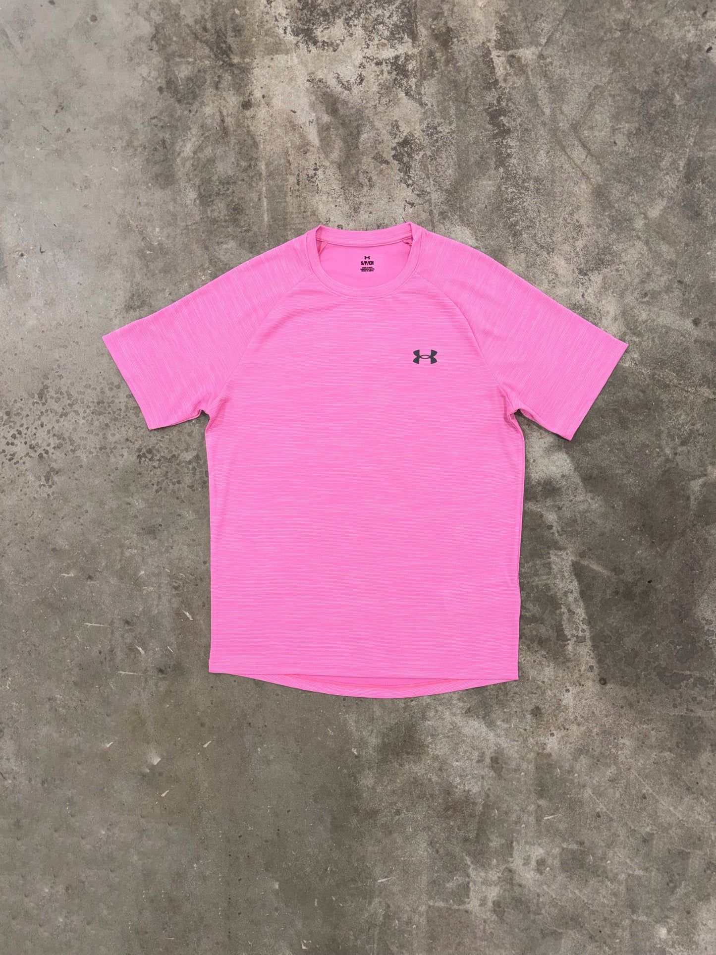 Under Armour Textured T Shirt - Pink