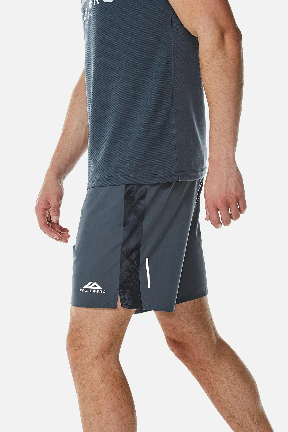 Trailberg Tie Dye Short - Iron Grey / Black
