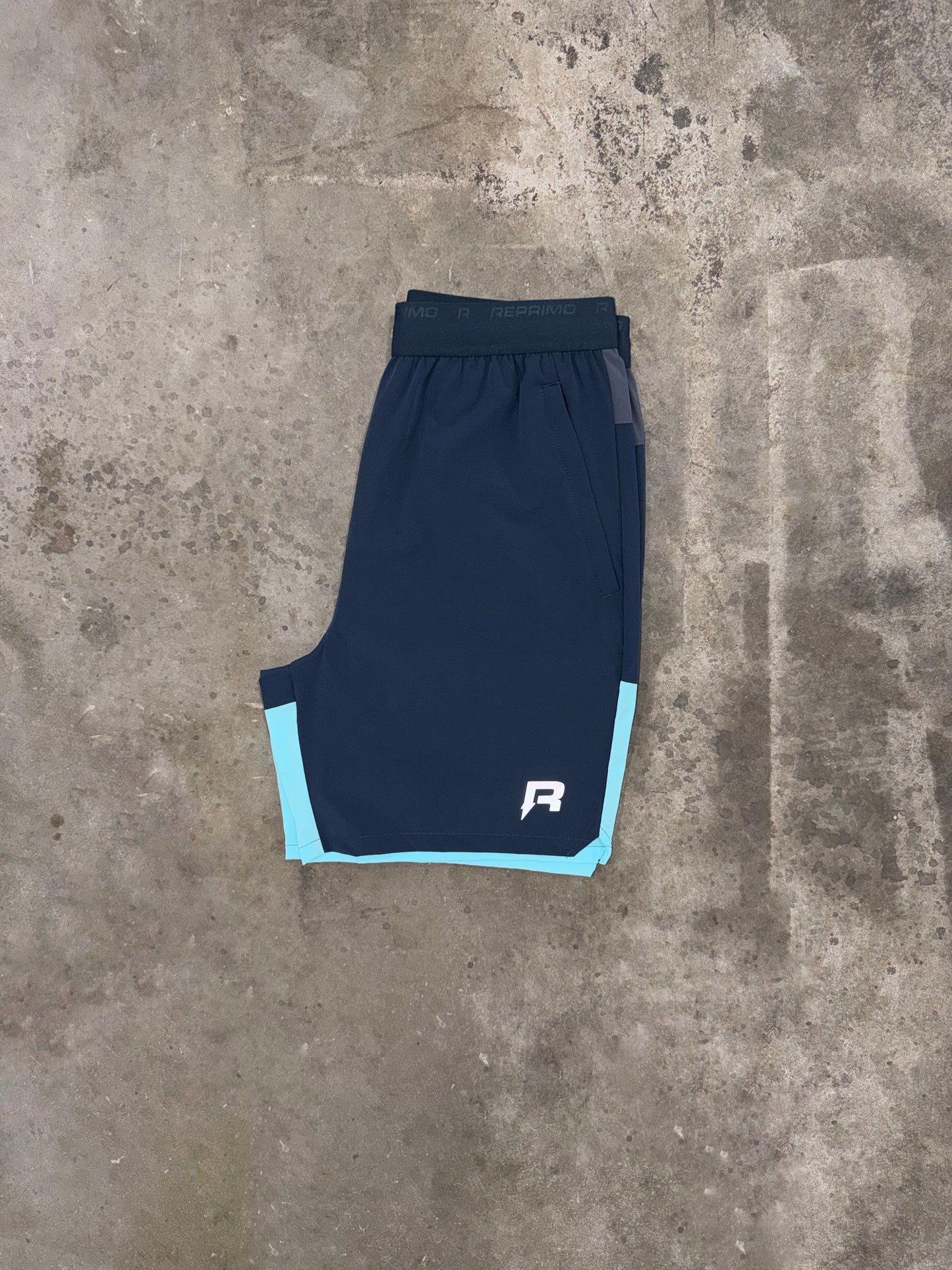 Reprimo Flight Short - Aqua Blue