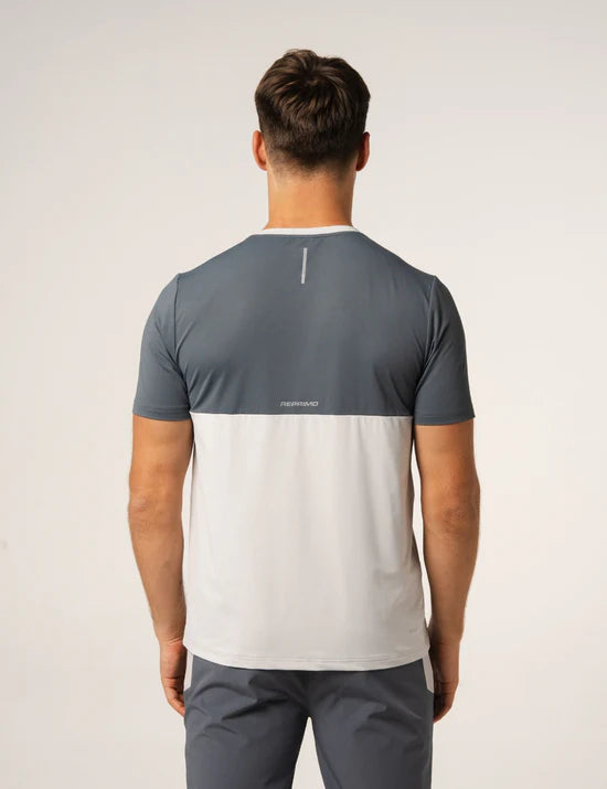 Reprimo Flight T Shirt - Vapour Blue / Turbulence from DripModa