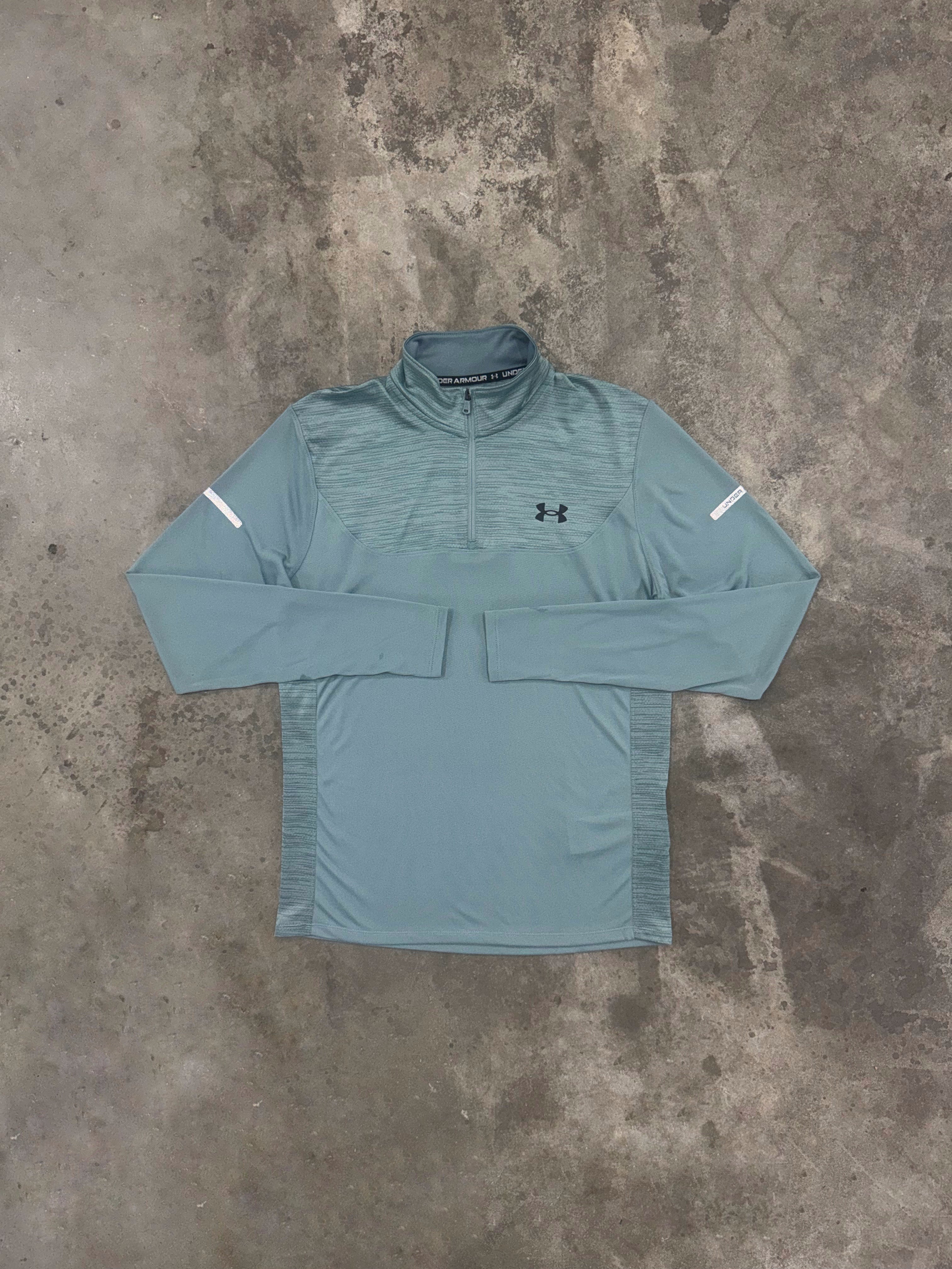 Under Armour Tech Utility Quarter Zip - Jasper Blue