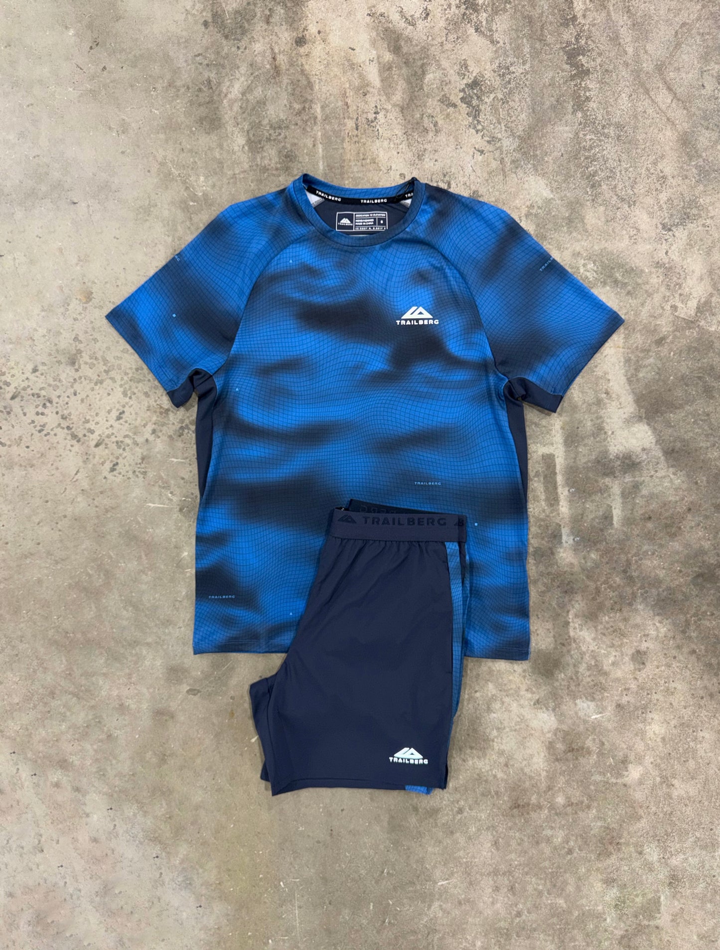 Trailberg Haze Storm Blue Set - T Shirt / Short