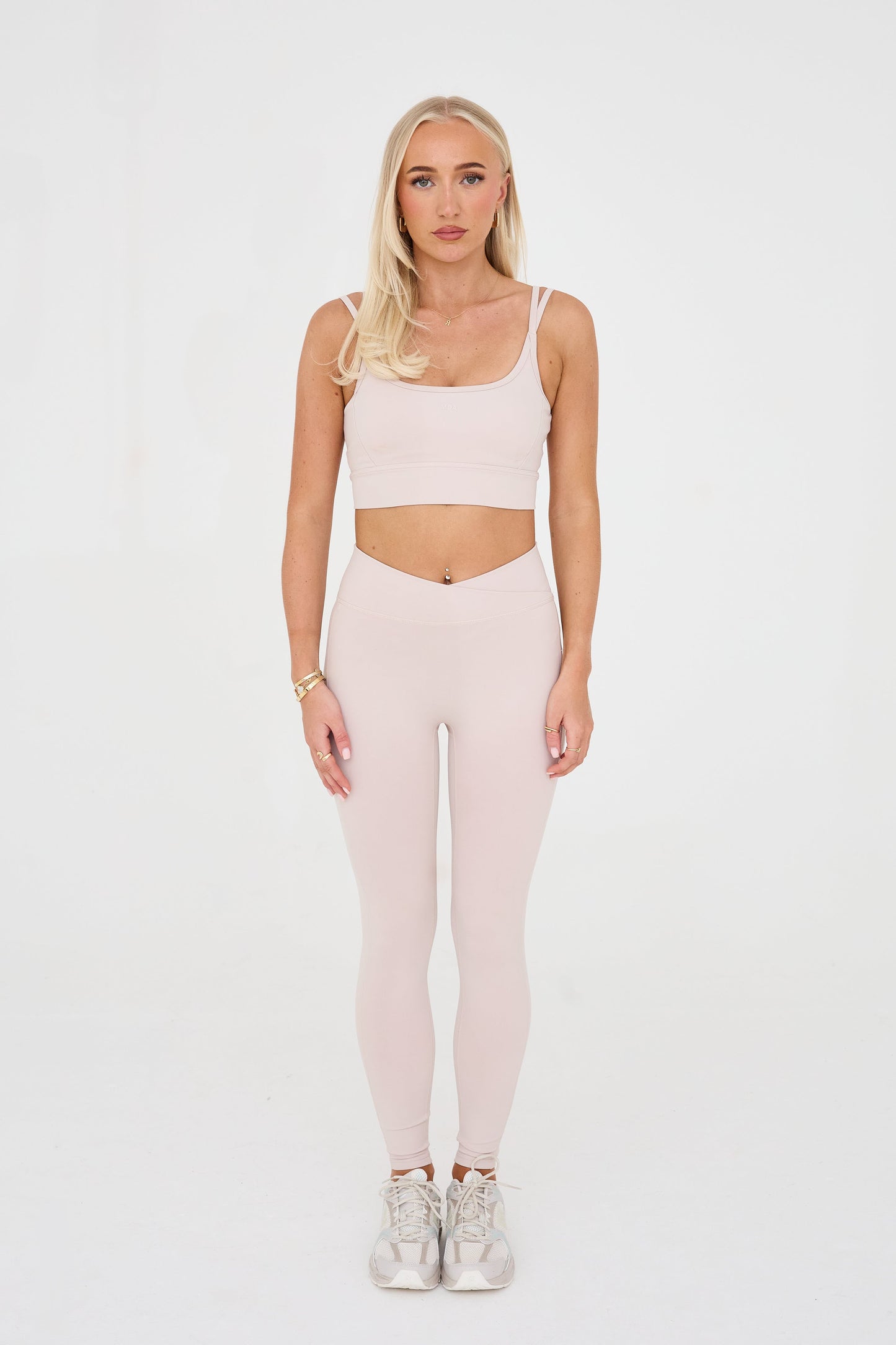 MDA Core Wrap Waist Leggings - Bone from DripModa