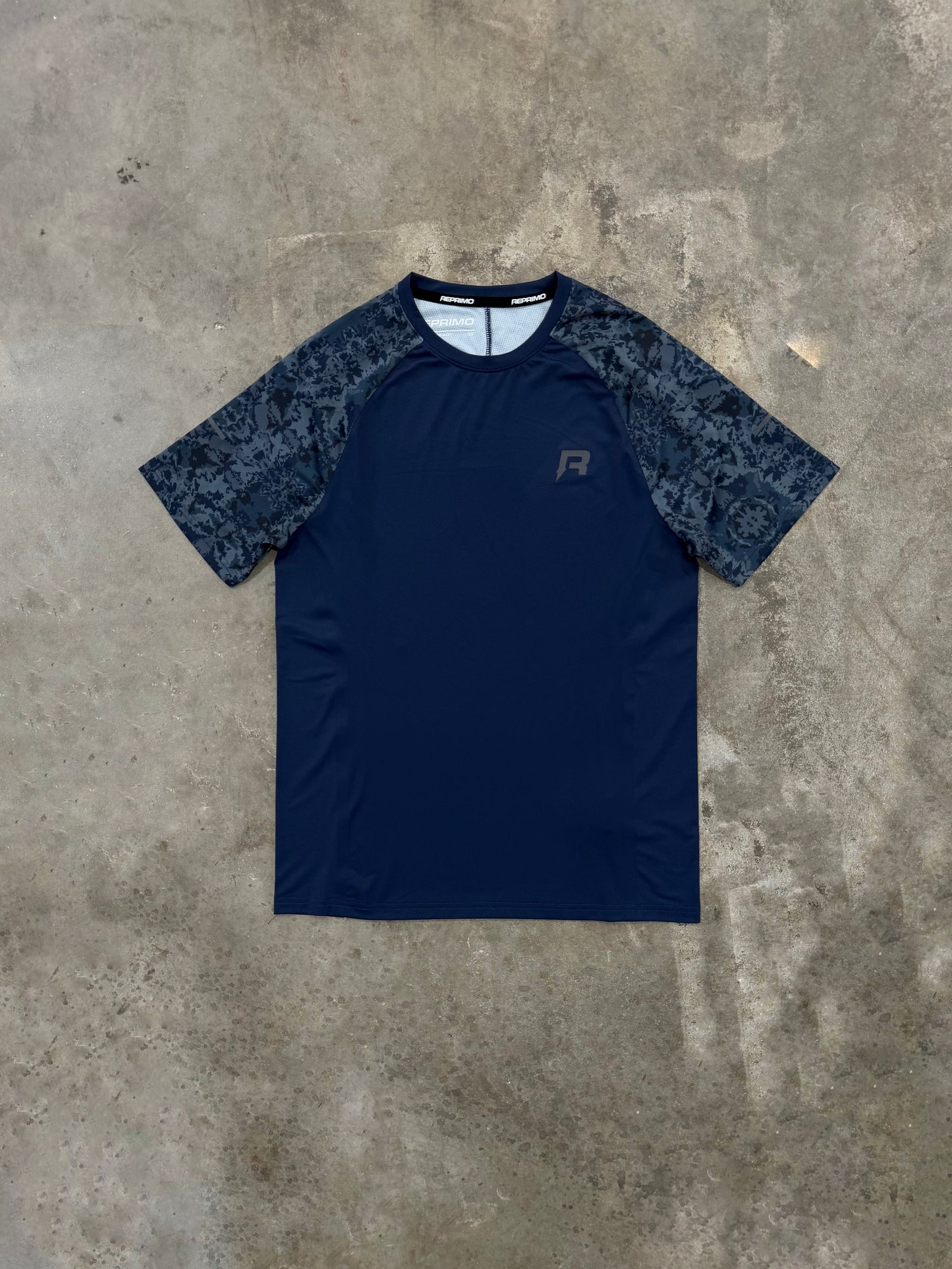 Reprimo Shibori T Shirt - Navy from DripModa