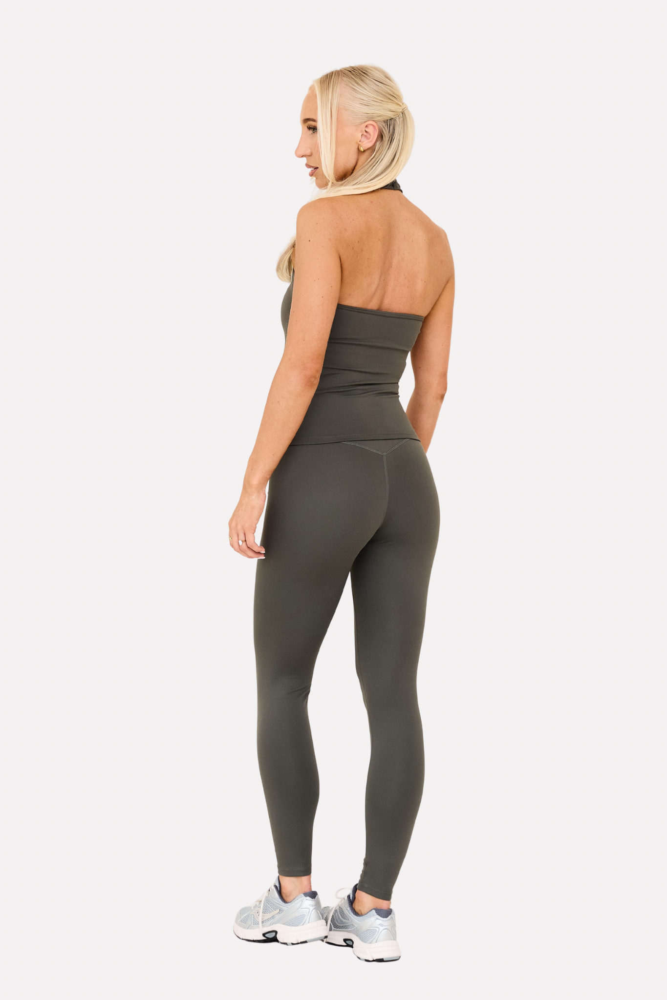 MDA Core Halter Top - Olive