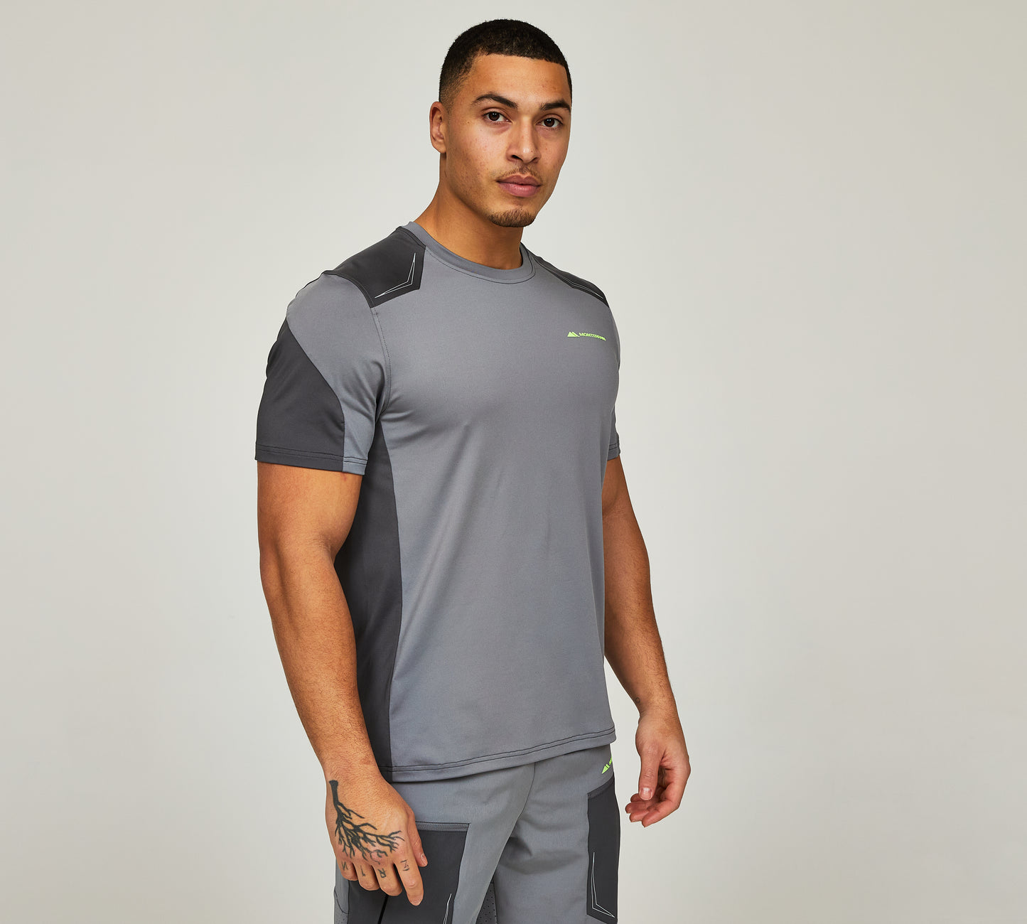 Monterrain Orbit Woven Grey 3 Piece Set - Jacket / T Shirt / Pant