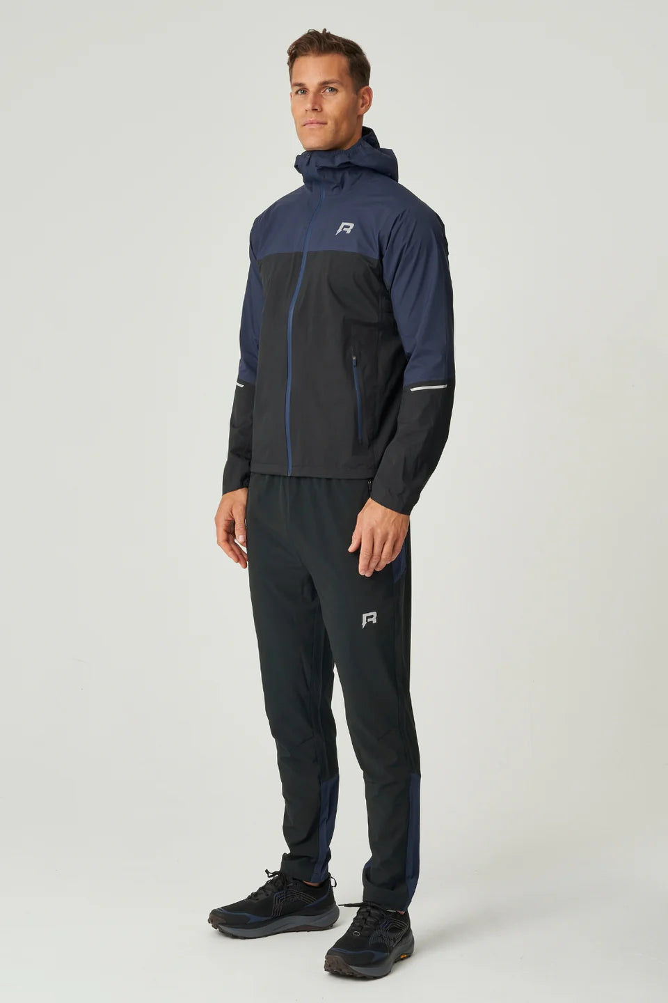 Reprimo Nova Black / Navy Tracksuit - Jacket / Pant