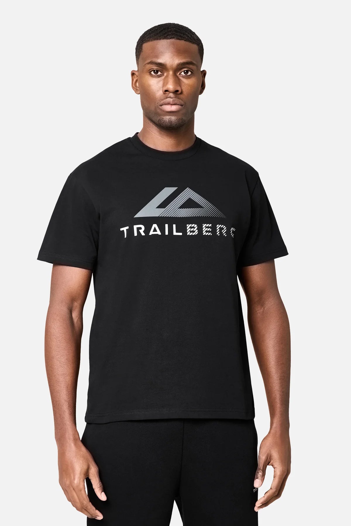 Trailberg Fraction Cotton T Shirt - Black