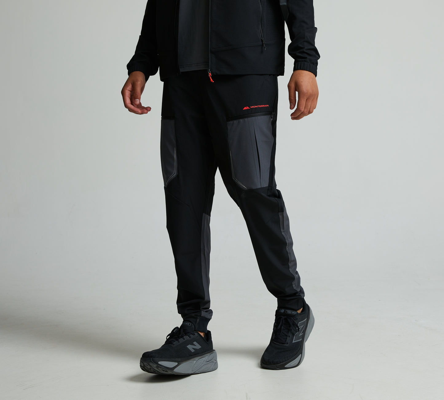 Monterrain Orbit Woven Black 3 Piece Set - Jacket / T Shirt / Pant