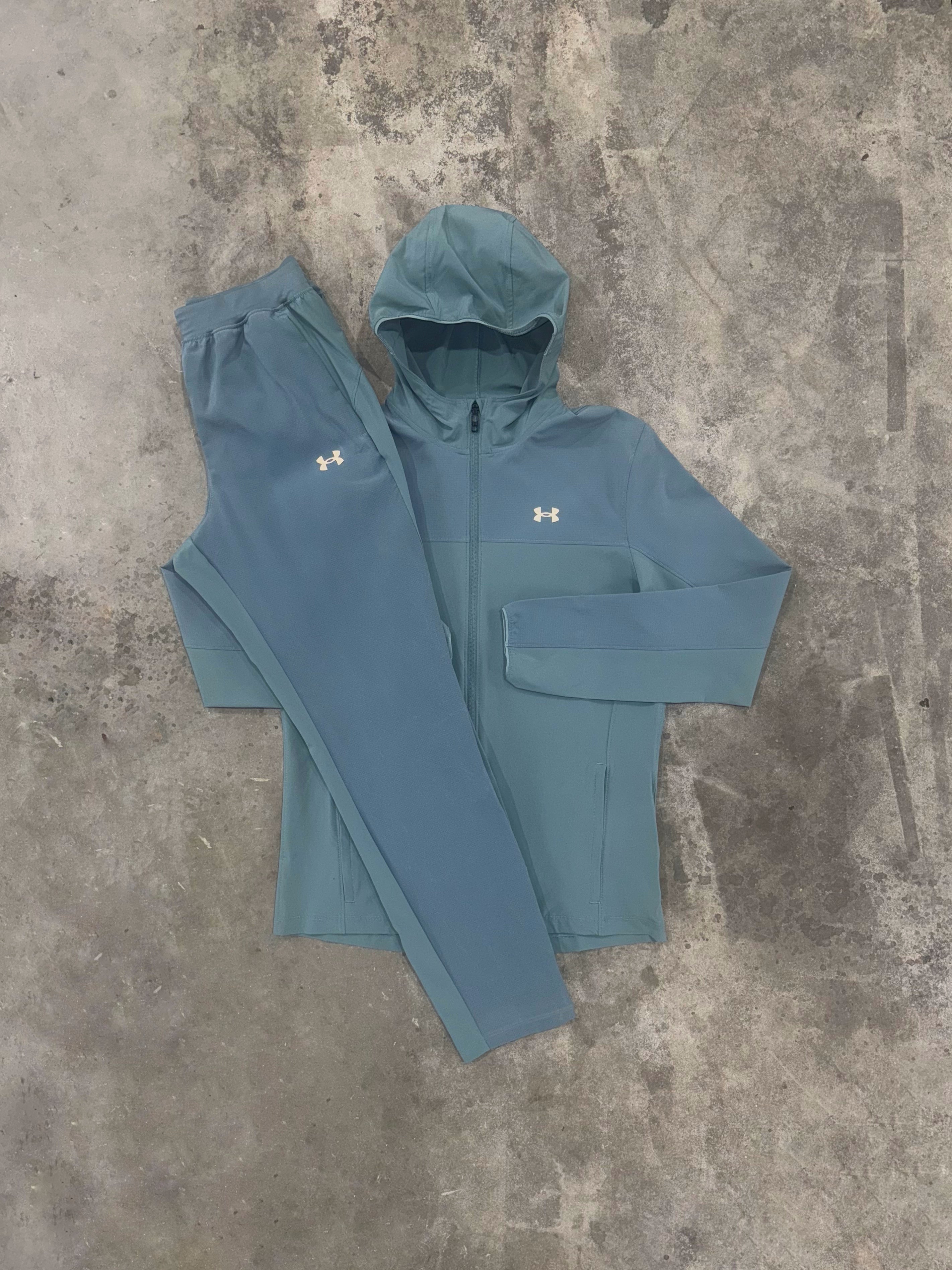 Under Armour Pro Storm Jasper Blue Tracksuit - Jacket / Pant