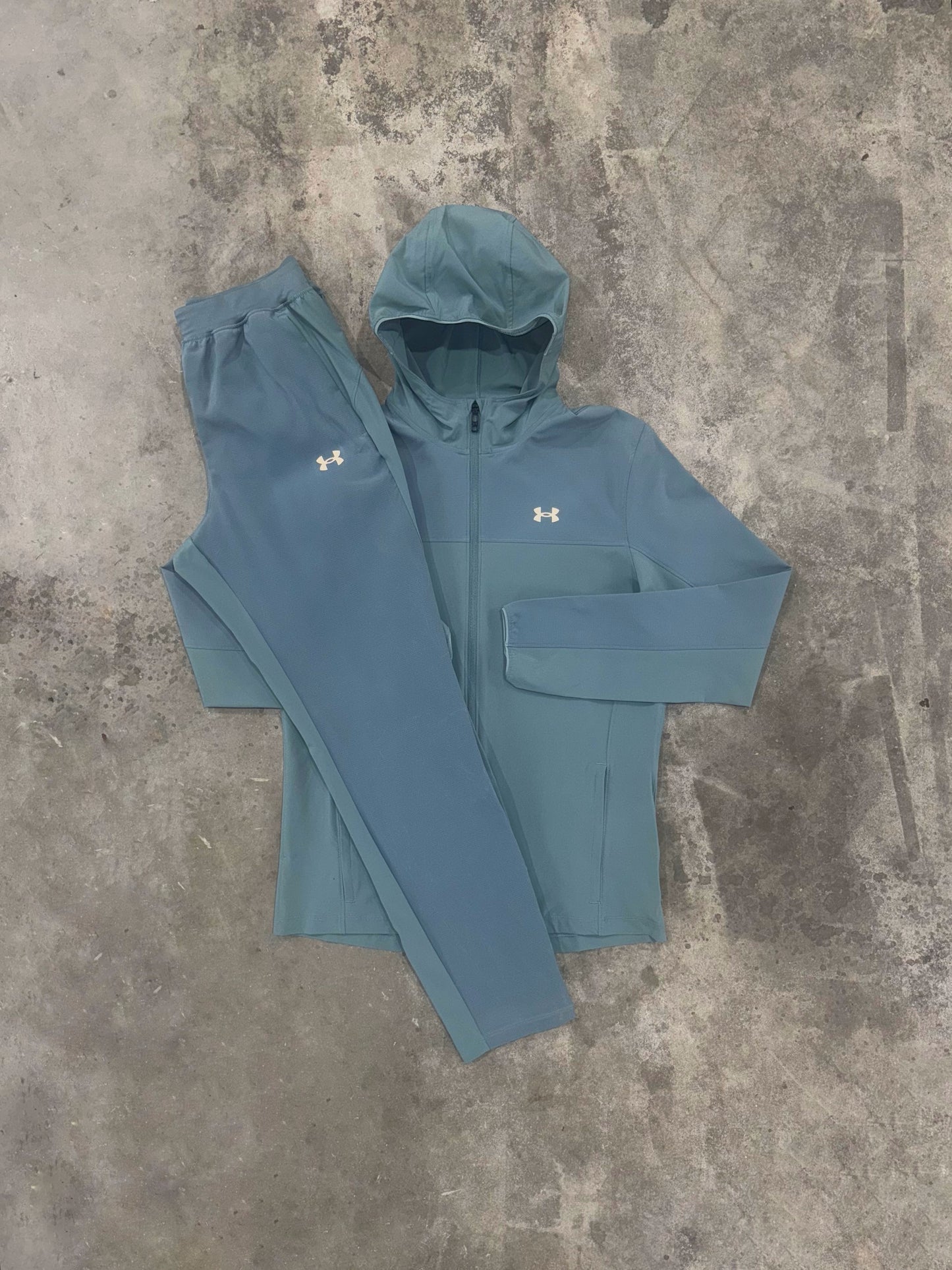 Under Armour Pro Storm Jasper Blue Tracksuit - Jacket / Pant