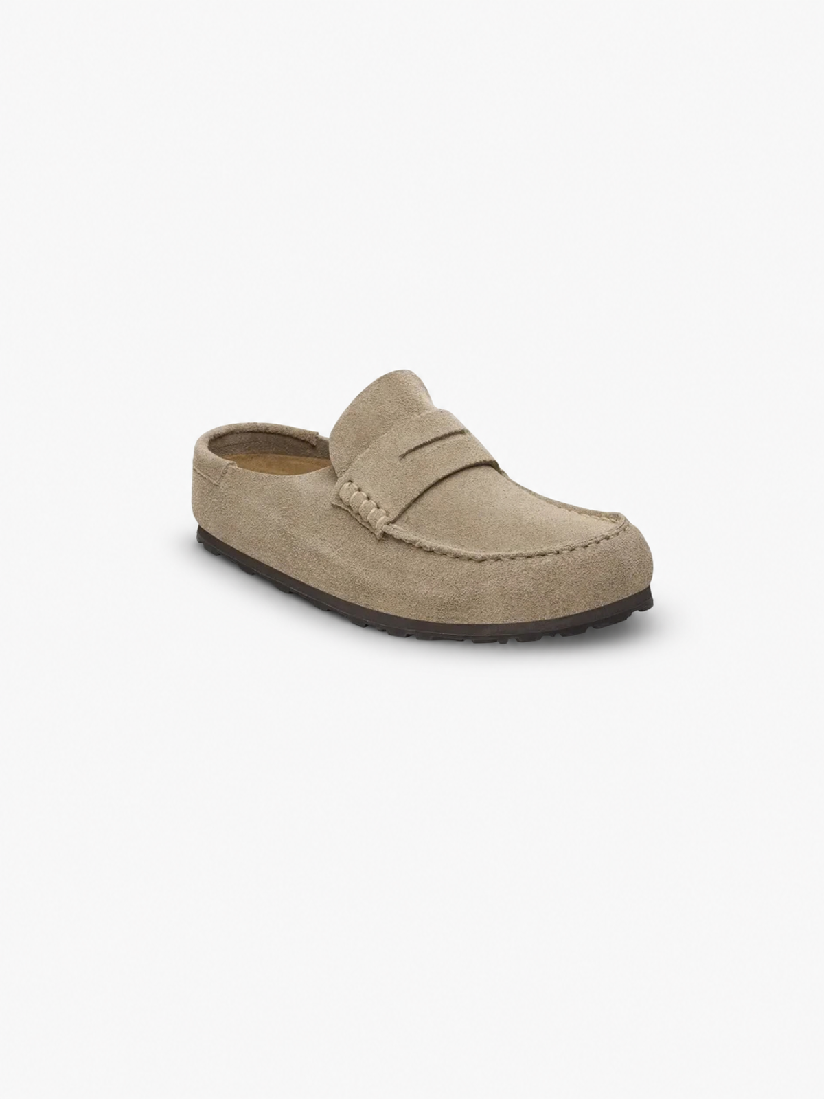 Birkenstock Naples Wrapped Suede Leather - Taupe