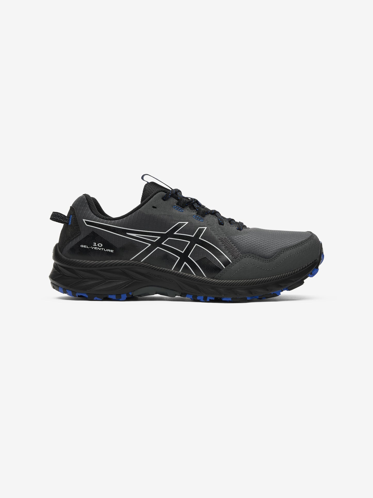 Asics Gel - Venture 10 Waterproof Trail Running Trainer - Black / Blue
