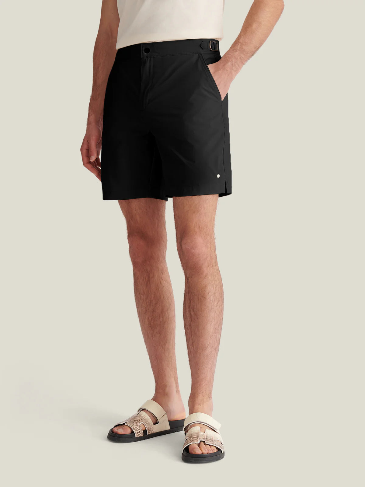 Peckham Rye Classic Swim Short - Black from DripModa