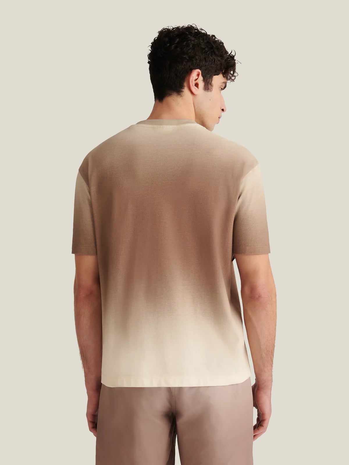 Peckham Rye Gradient Print T Shirt - Caribou from DripModa
