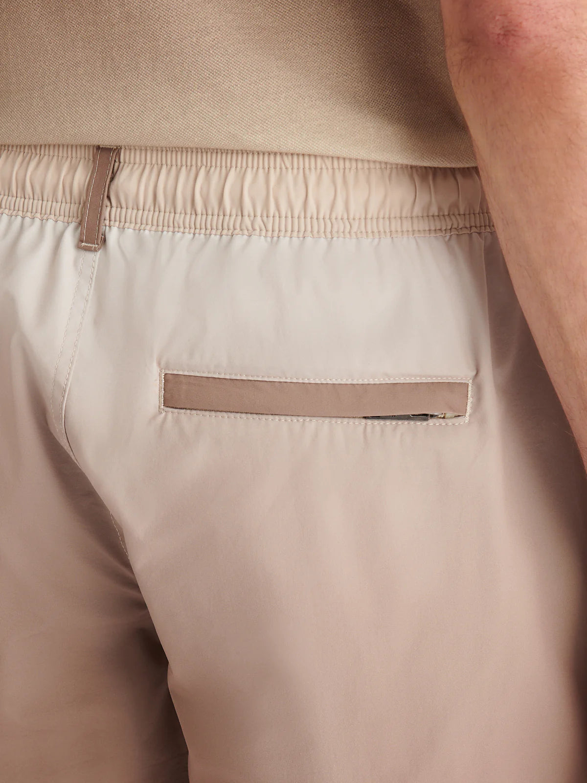 Peckham Rye Gradient Print Drawstring Swim Short - Caribou from DripModa