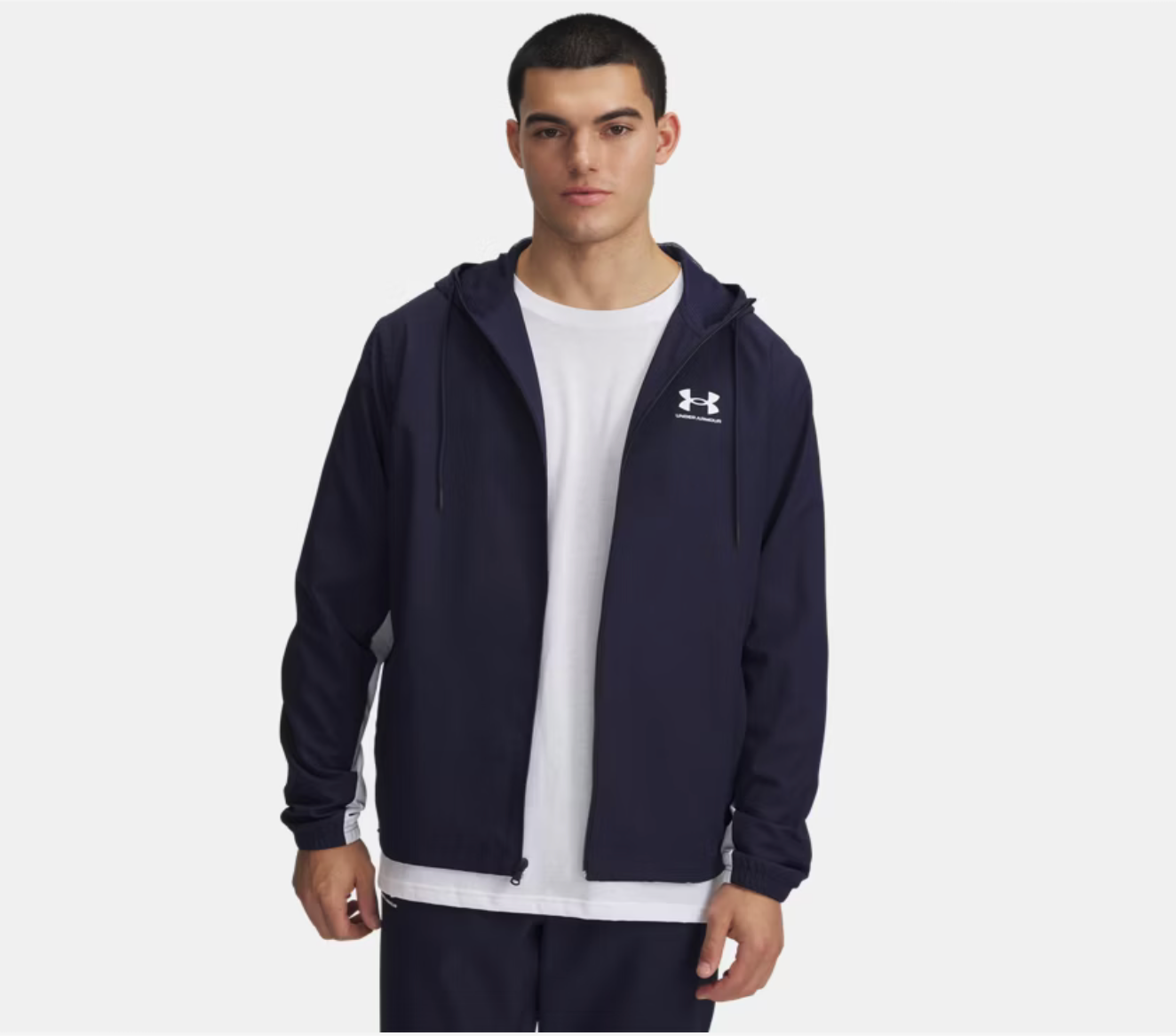 Under Armour Rival Woven Windbreaker - Navy from DripModa
