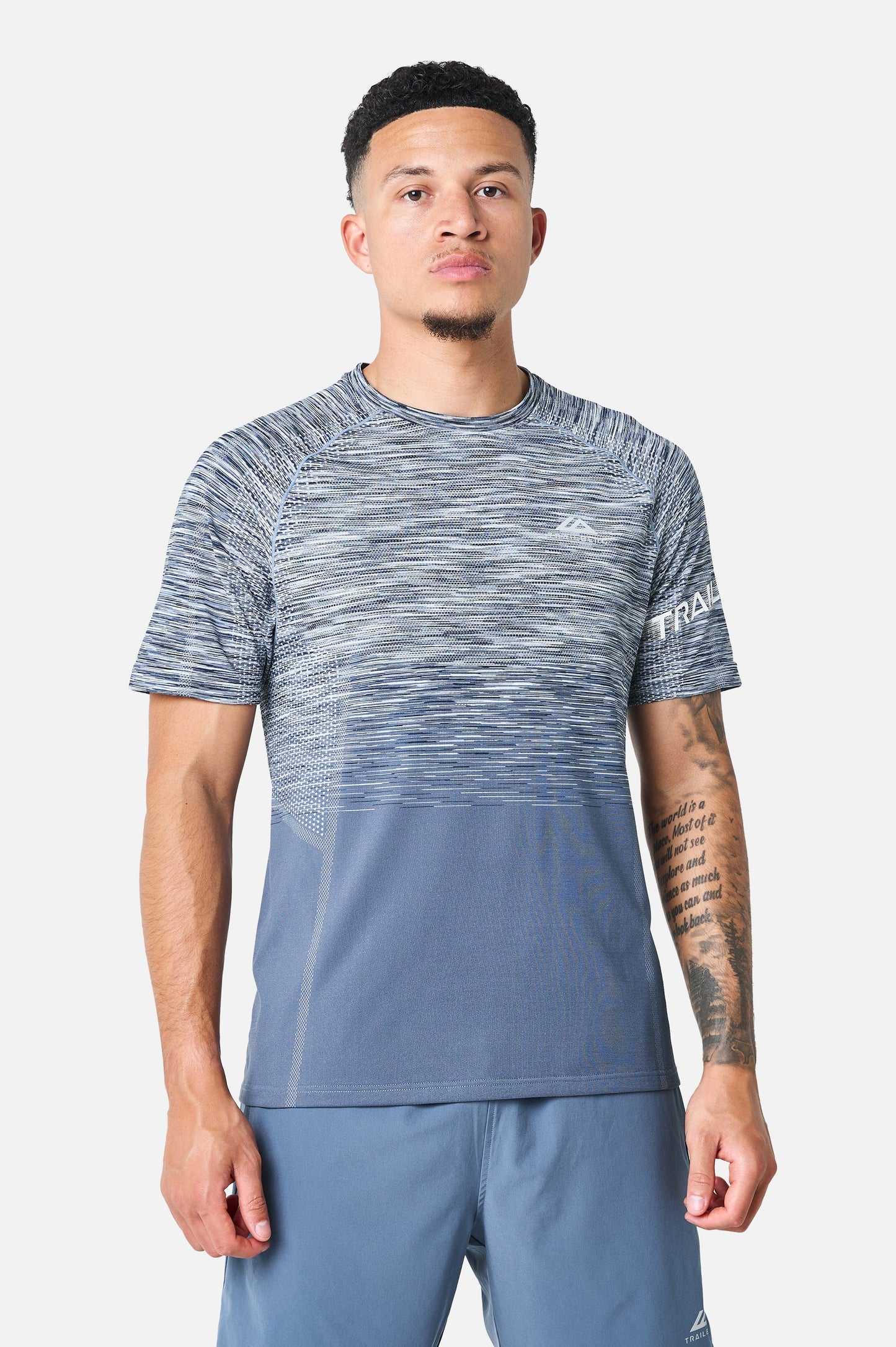 Trailberg Arc Seamless T Shirt - Breeze from DripModa