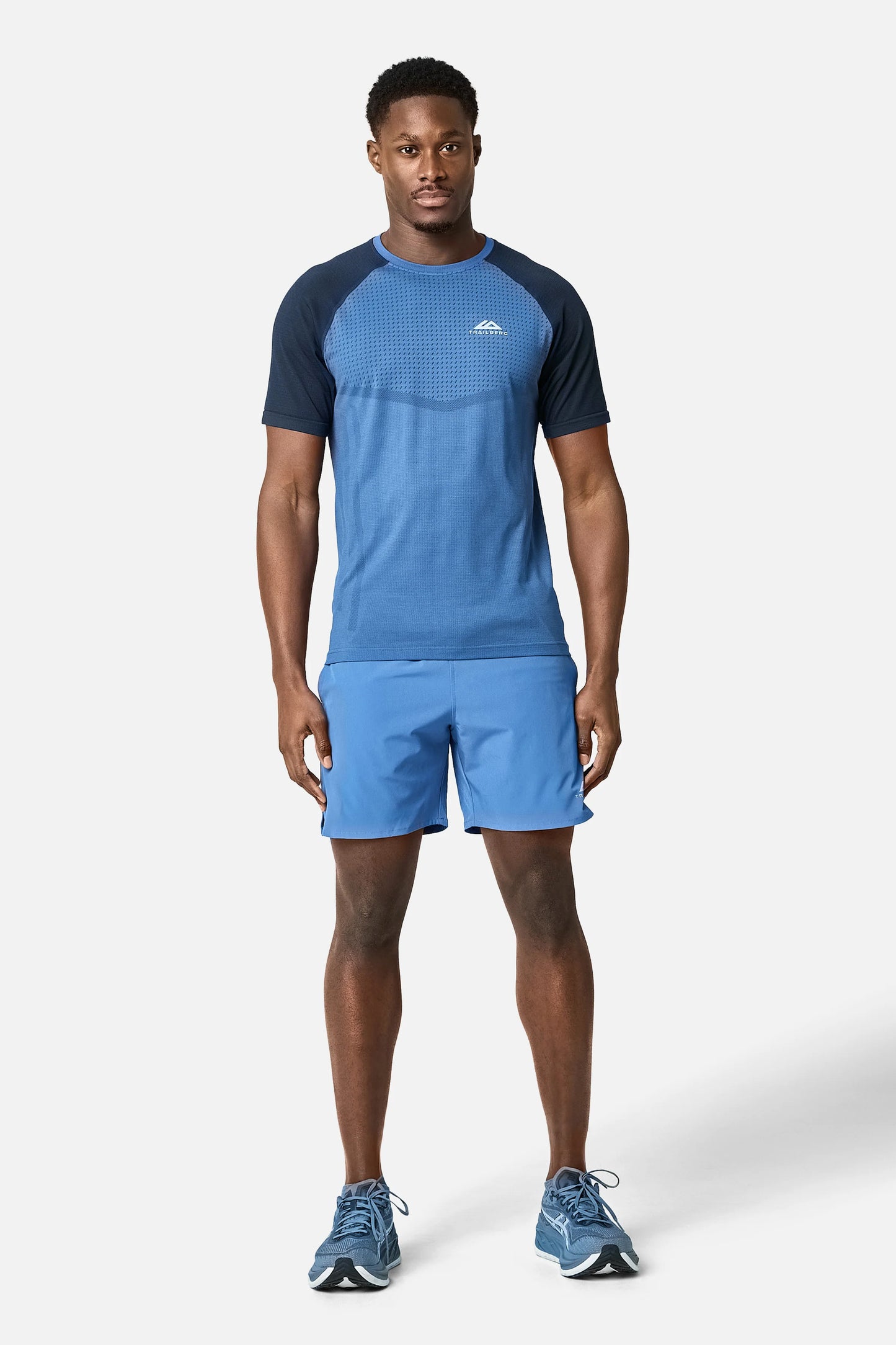 Trailberg Voltage Blue Rapid Dash Seamless Set - T Shirt / Short