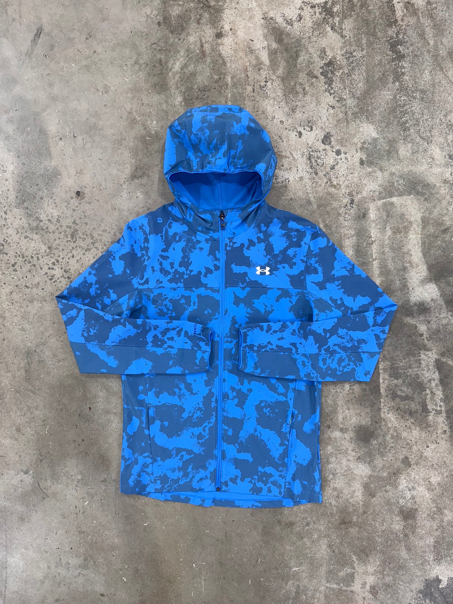Under Armour Launch Blue Atlantis 3 Piece Set - Jacket / T Shirt / Short