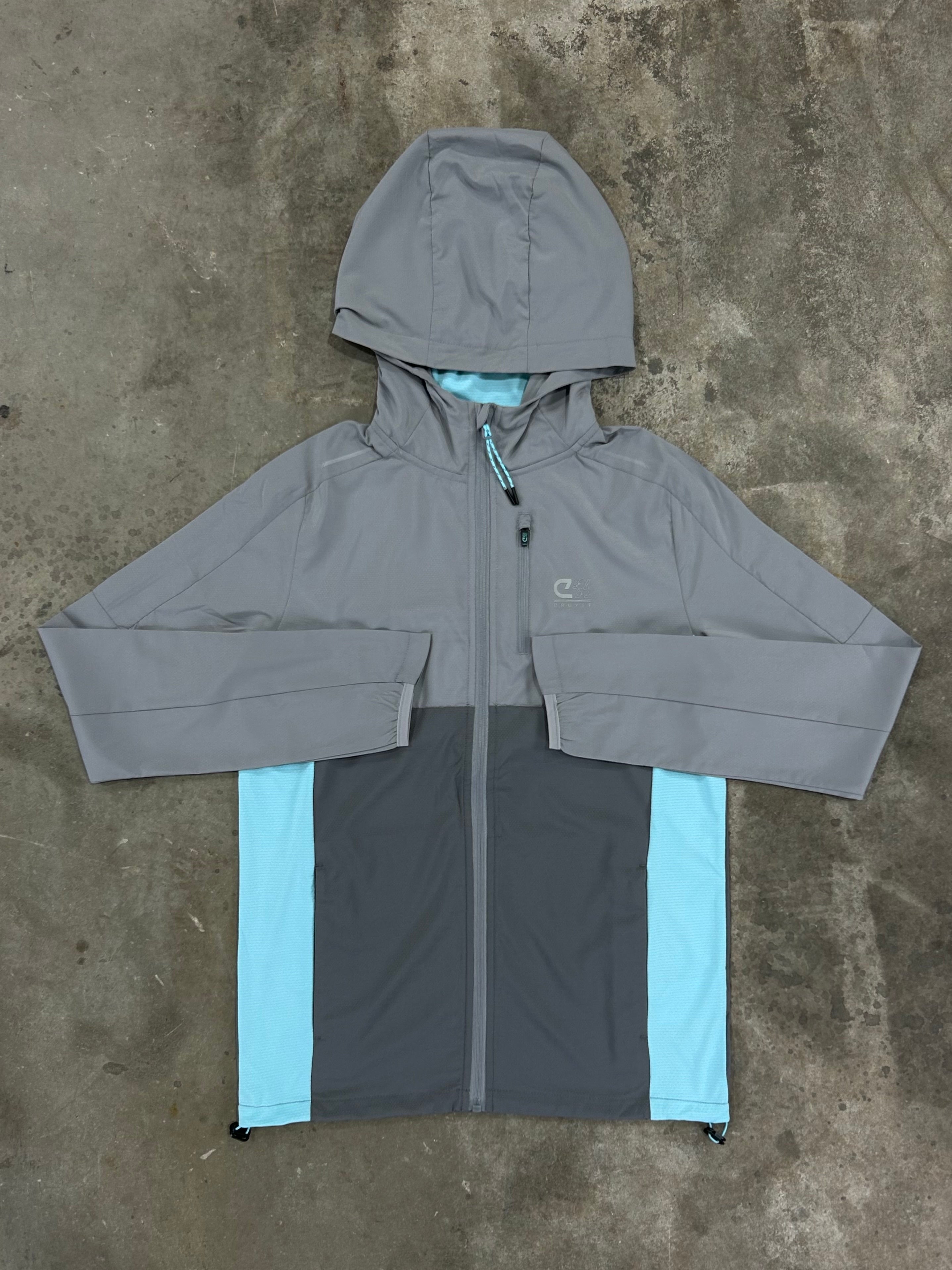 Cruyff Junior Igneous Windbreaker - Grey