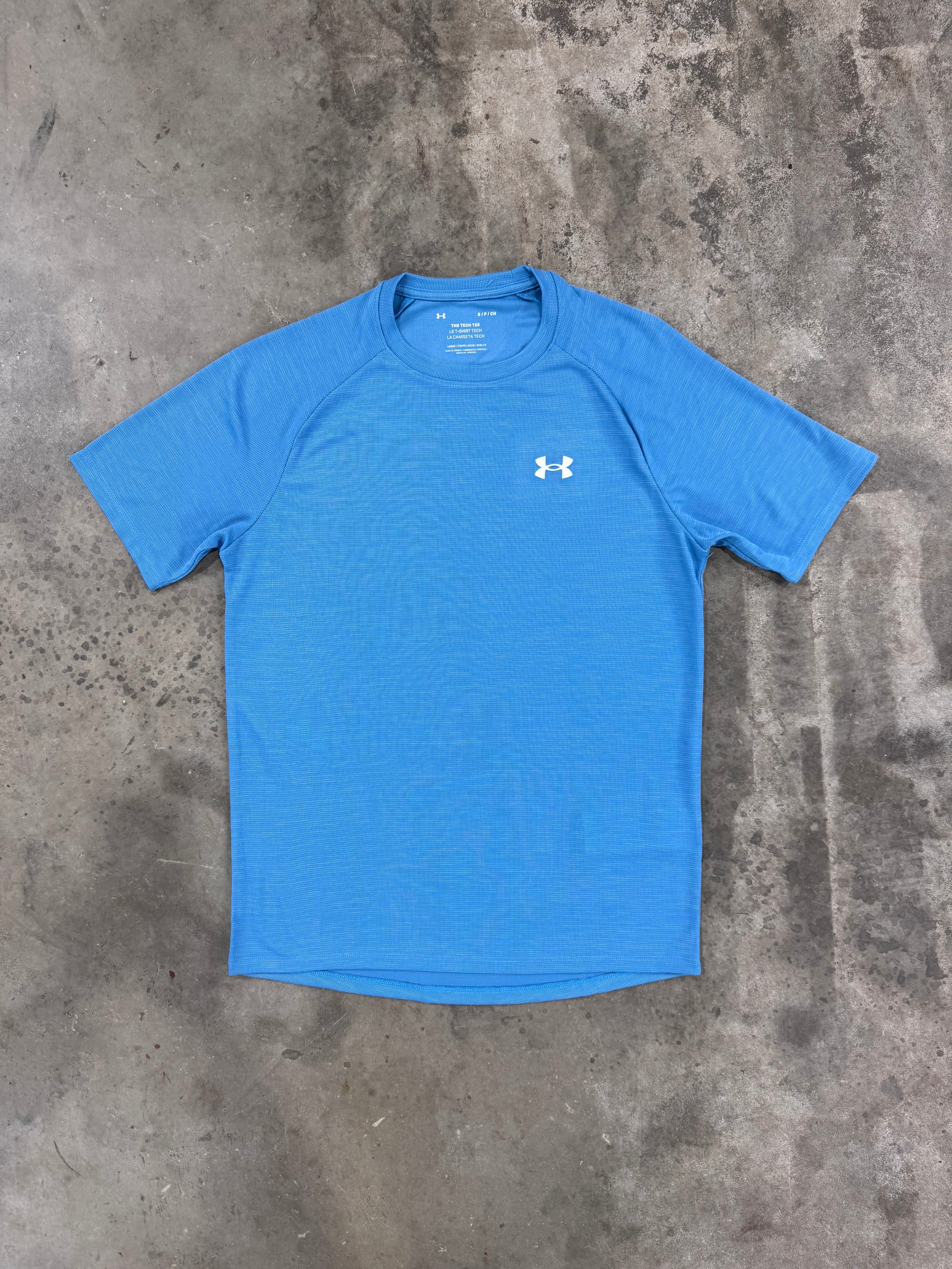 Under Armour Tech Textured T Shirt - Ether Blue