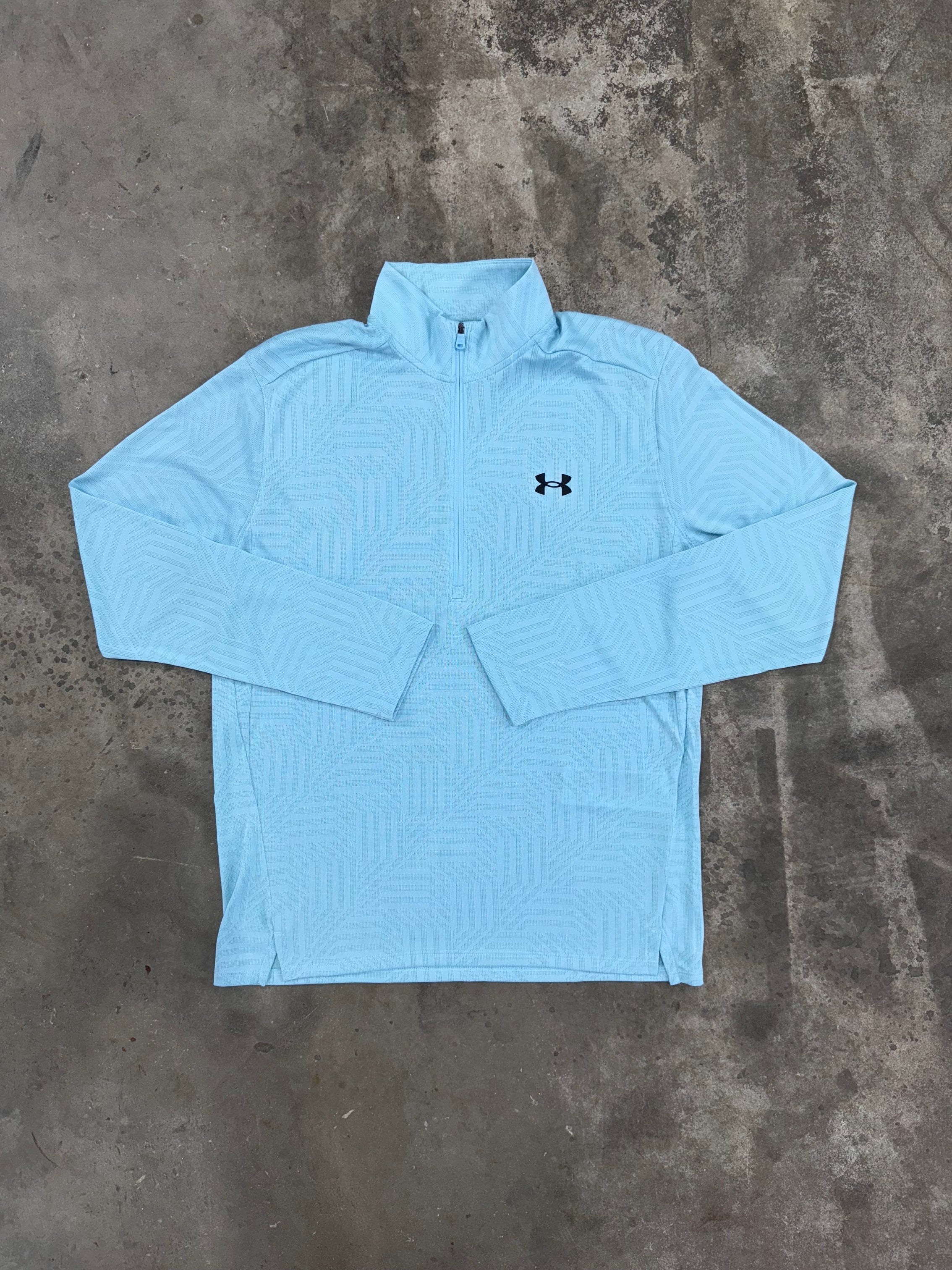 Under Armour Vent Geotessa Quarter Zip - Stream