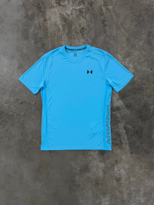 Under Armour Tech Utility T Shirt - Fresco Blue / Black from DripModa