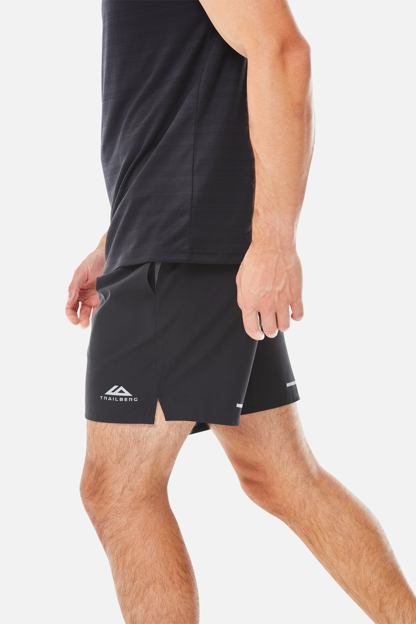 Trailberg AW25 Cloud Short - Black/ Volcano Grey
