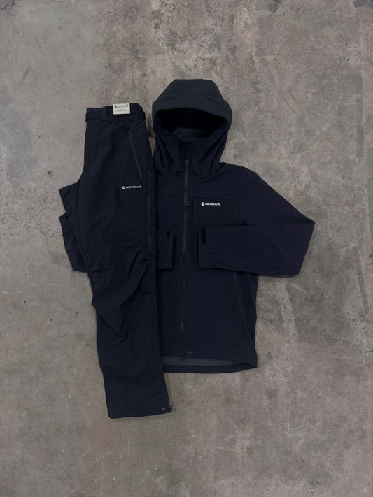 Montane Tenacity XT Black Set - Hooded Jacket / Pant
