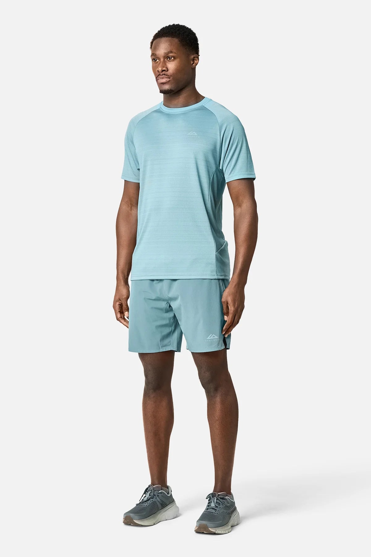 Trailberg SS26 Cloud Frosted Denim 4 Piece Set - Jacket / T Shirt / Pant / Short