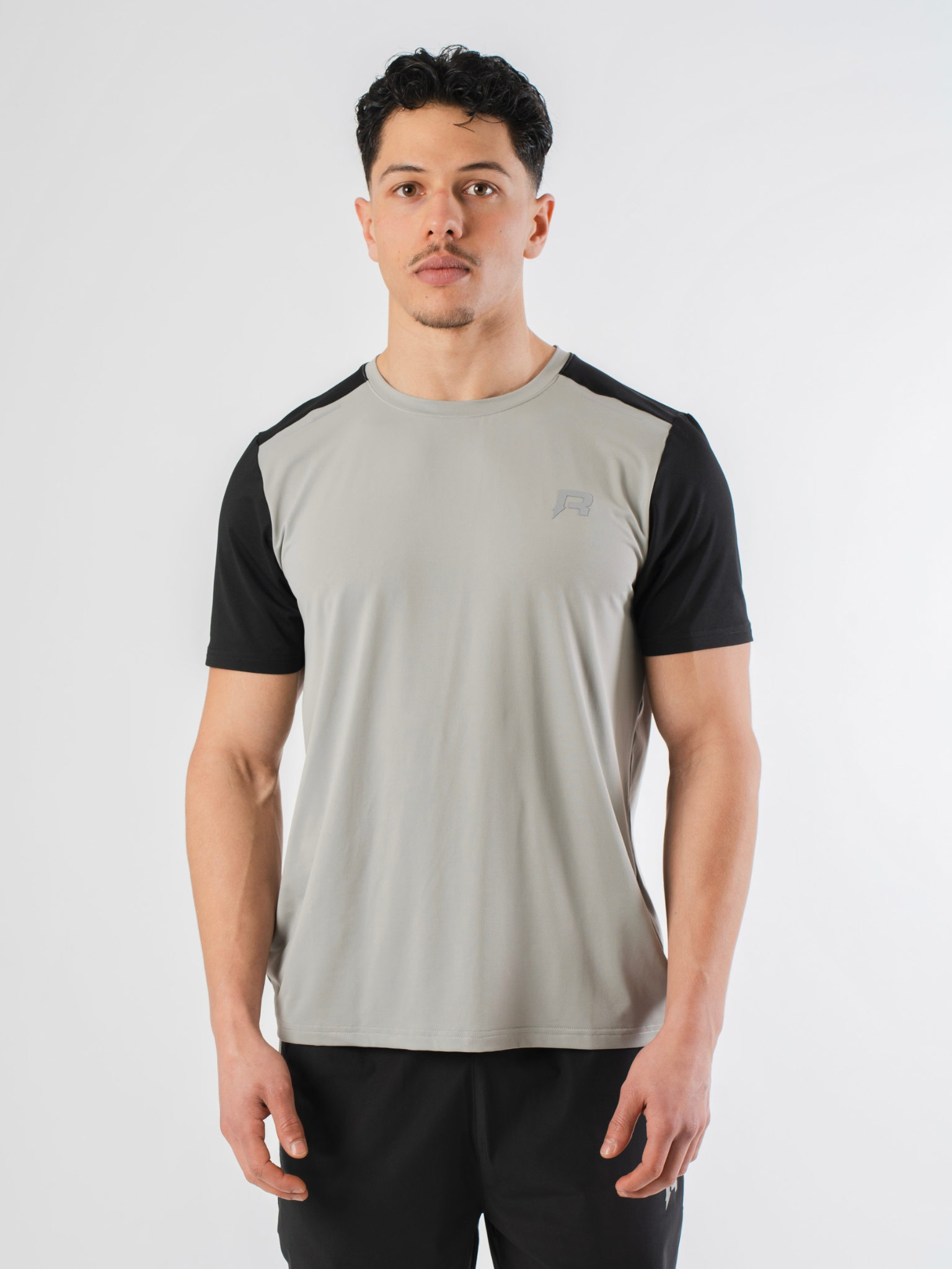 Reprimo Flight T Shirt - Grey / Black from Dripmoda
