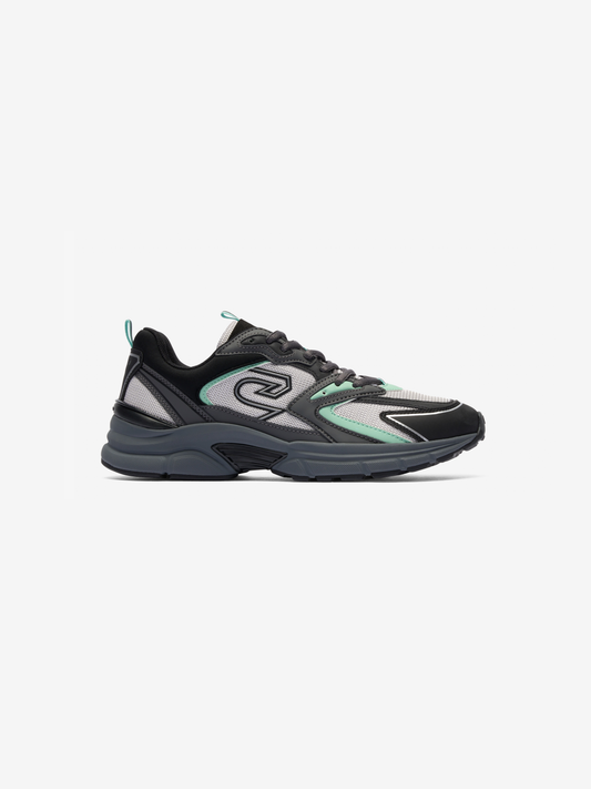 Cruyff Scorpius Trainer - Dark Grey / Mint