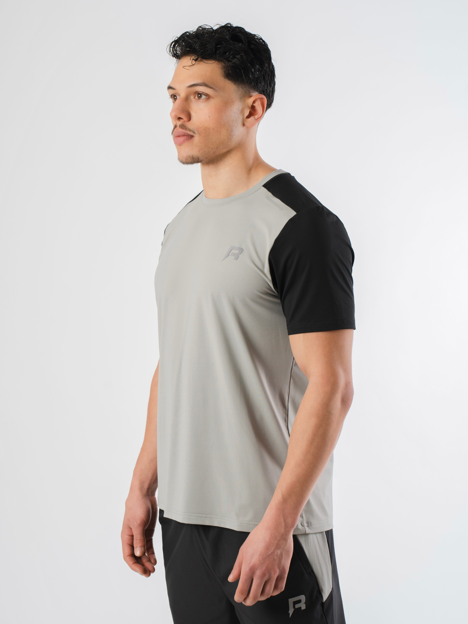 Reprimo Flight T Shirt - Grey / Black from Dripmoda