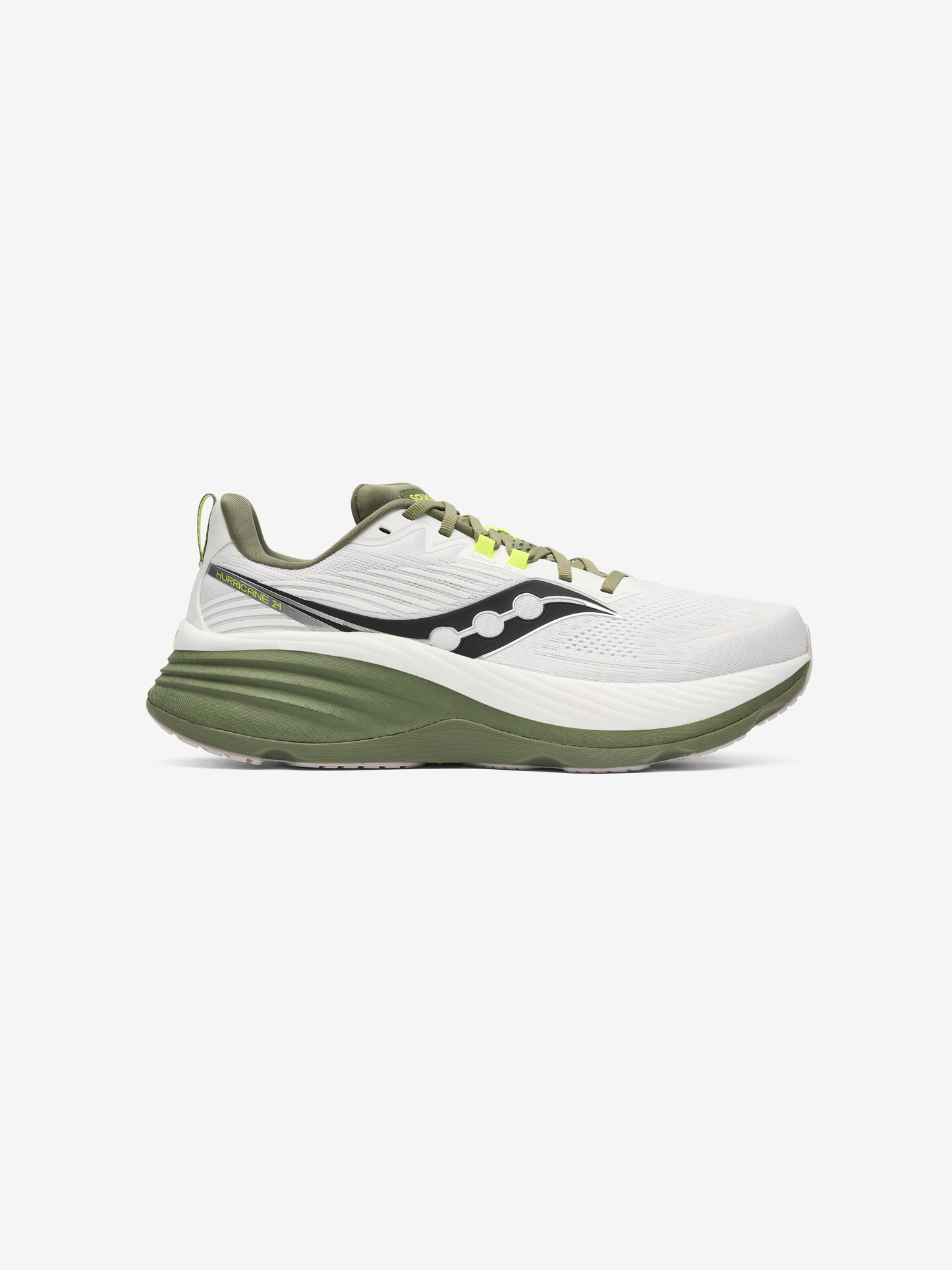 Saucony Hurricane 24 Trainer - White / Green