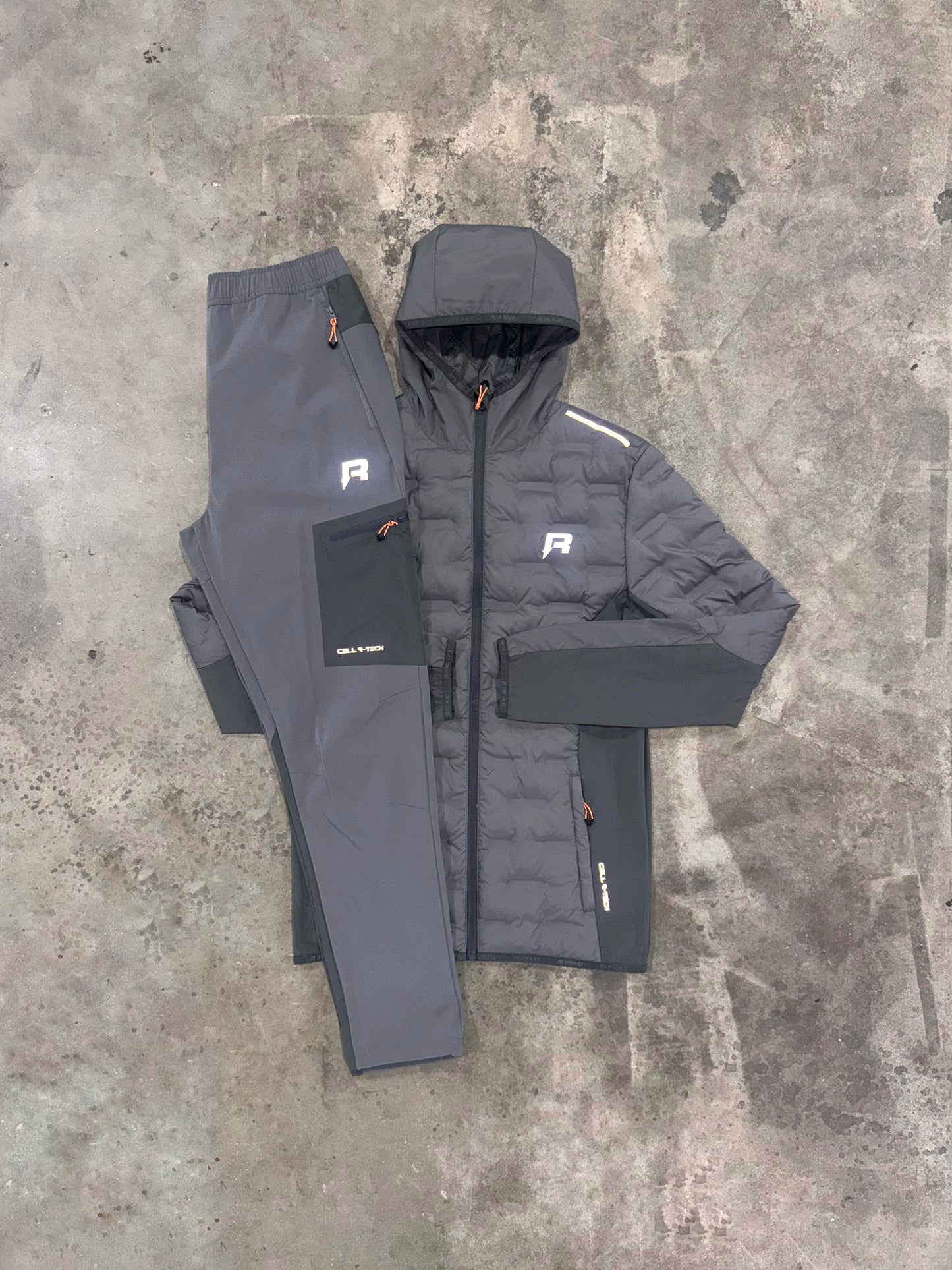 Reprimo Cell Charcoal Set - Jacket / Pant