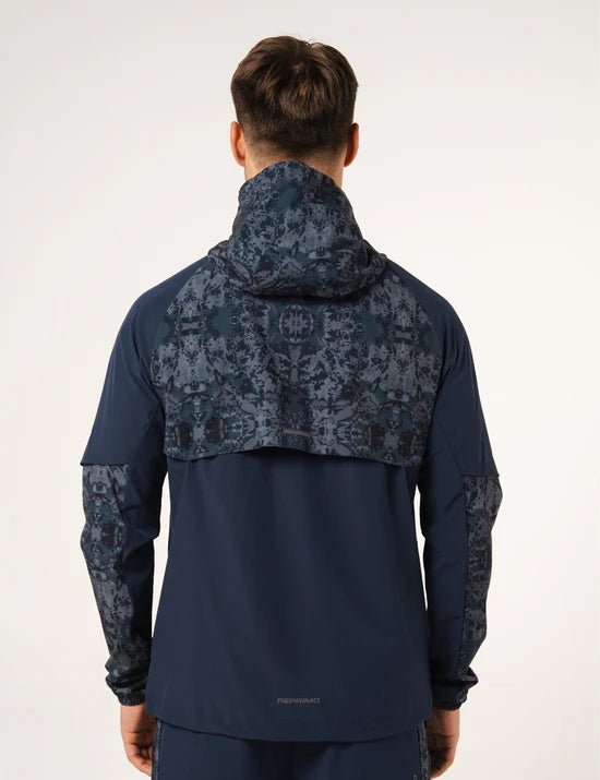 Reprimo Shibori Navy 3 Piece Set - Jacket / T Shirt / Short