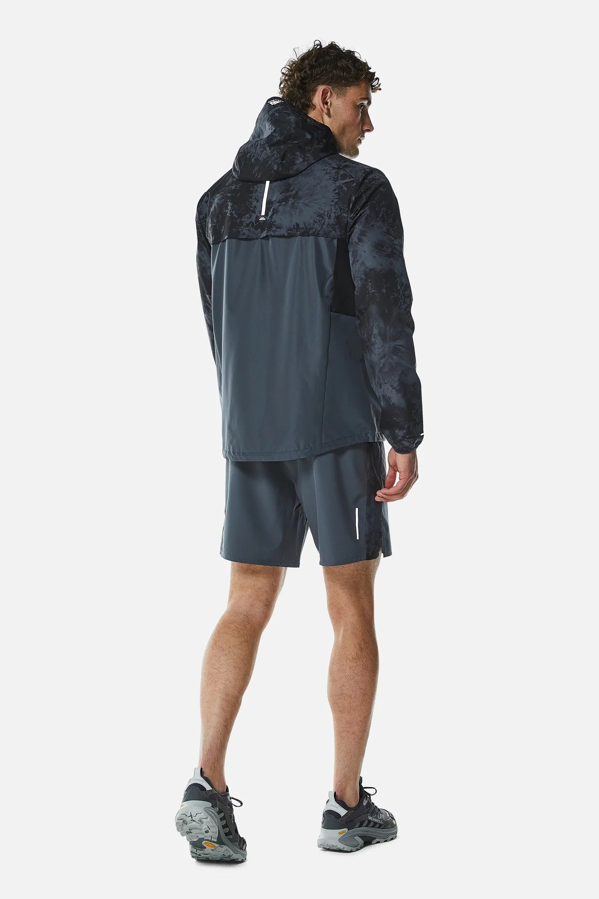 Trailberg Tie Dye Short - Iron Grey / Black