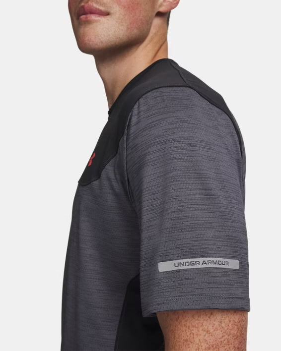 Under Armour Utility Black / Red 3 Piece Set - Quarter Zip / T Shirt / Pant
