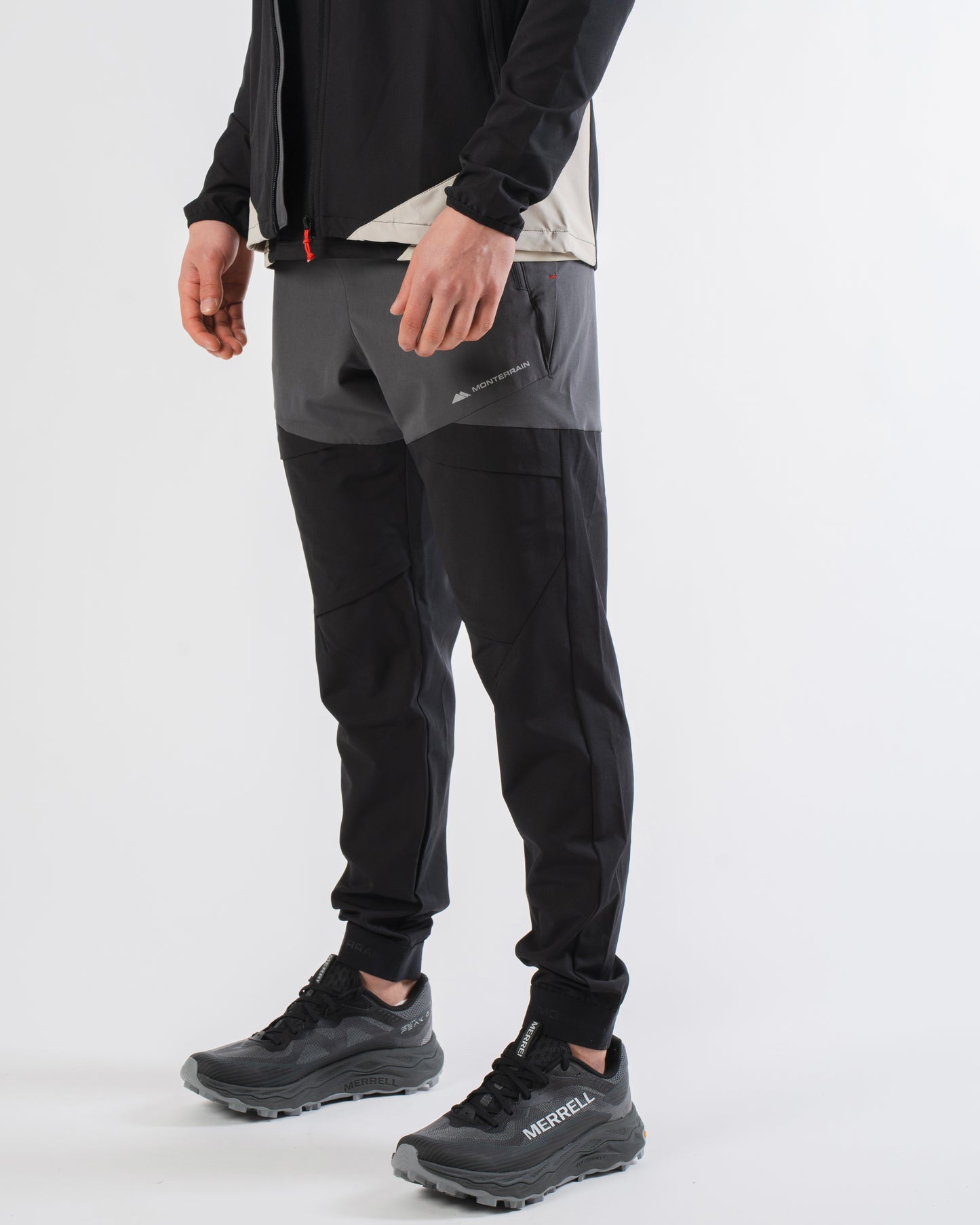 Monterrain Vault Woven Pant - Black / Fossil from Dripmoda