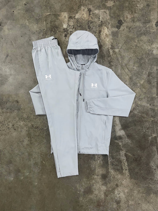 Under Armour Grey Rival Woven Tracksuit - Jacket / Pant