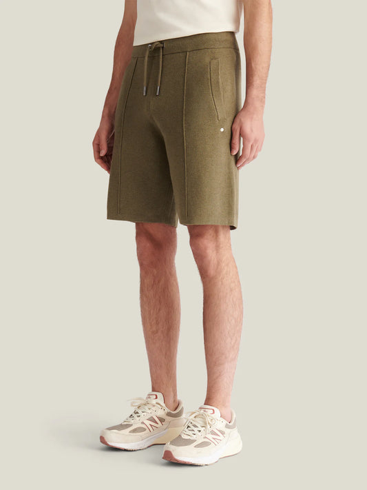 Peckham Rye Knitted Shorts - Tea Leaf