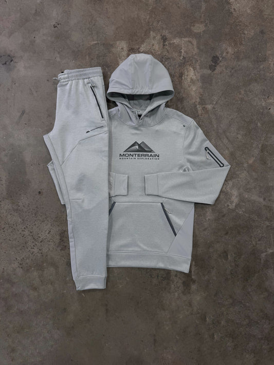 Monterrain Speed 2.0 Poly Salted Fog Tracksuit - Hoodie / Pant