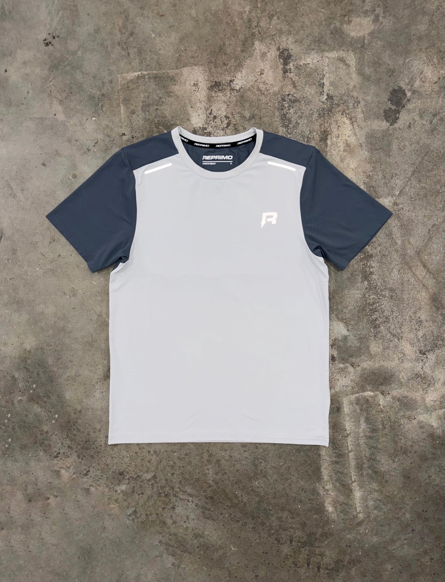 Reprimo Flight T Shirt - Vapour Blue / Turbulence from DripModa