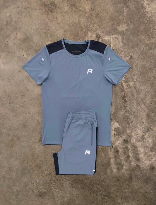Reprimo Clima Dusty Blue Set - T Shirt / Short from DripModa