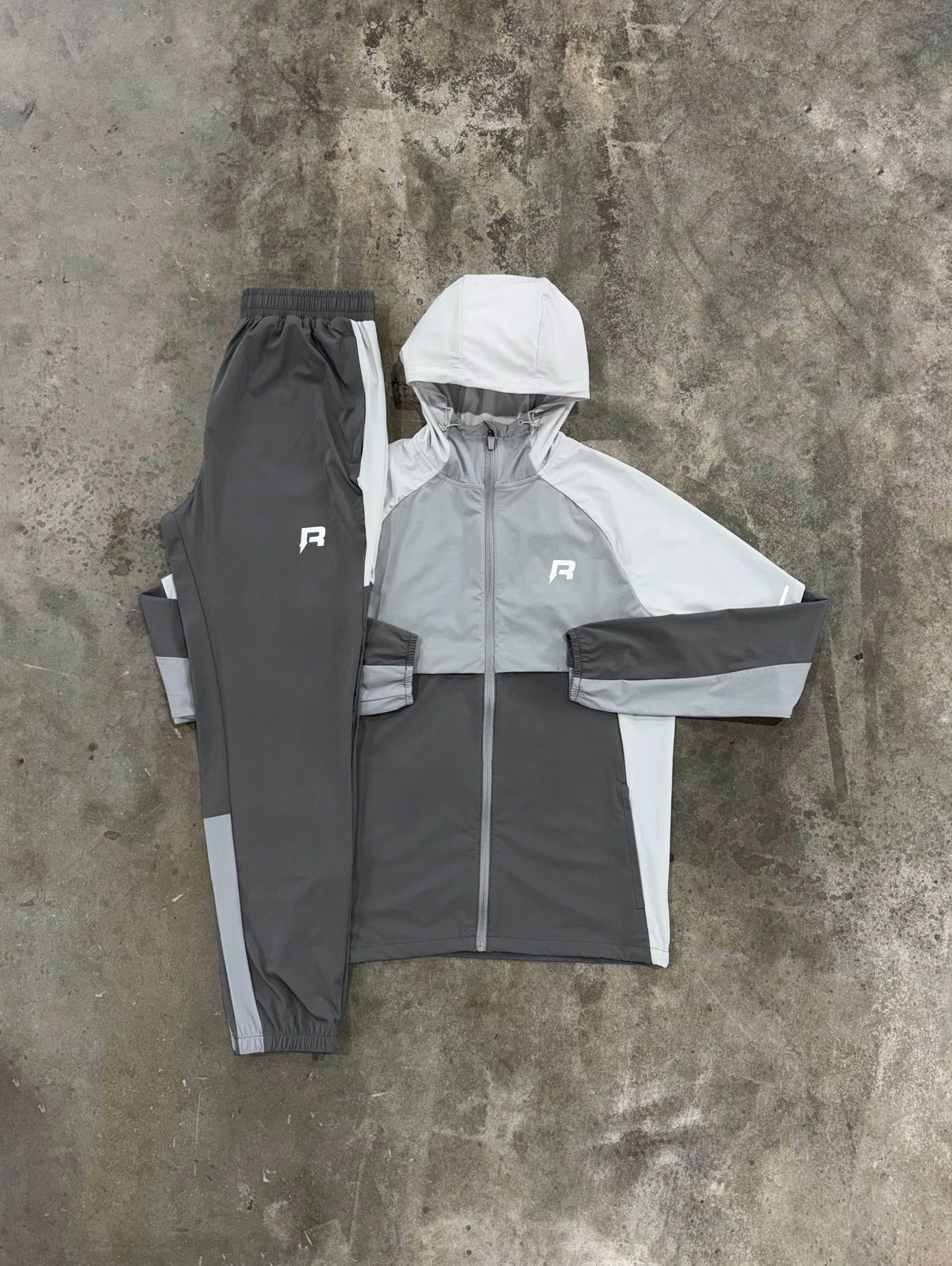 Reprimo Vortex Mist Grey Tracksuit - Jacket / Pant from DripModa