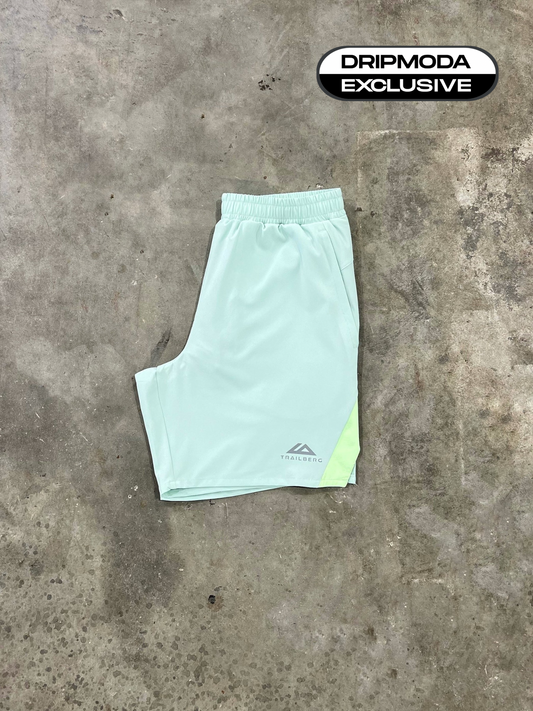 Trailberg Cloud SS26 Short - Tide / Mint Green from DripModa