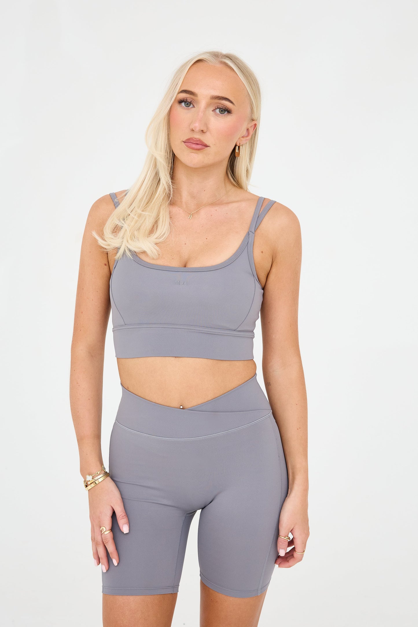 MDA Core Storm Set - Double Strap Bra & Wrap Shorts