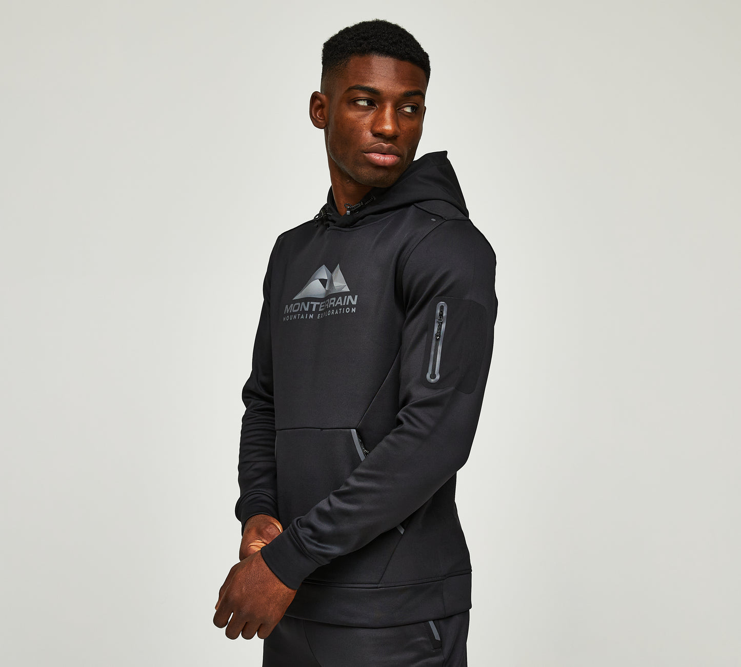 Monterrain Speed 2.0 Poly Fleece Hoodie - Black from Dripmoda